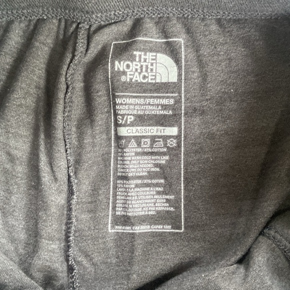 The North Face ladies S/P grey joggers. Cotton lightweight - Picture 3 of 4
